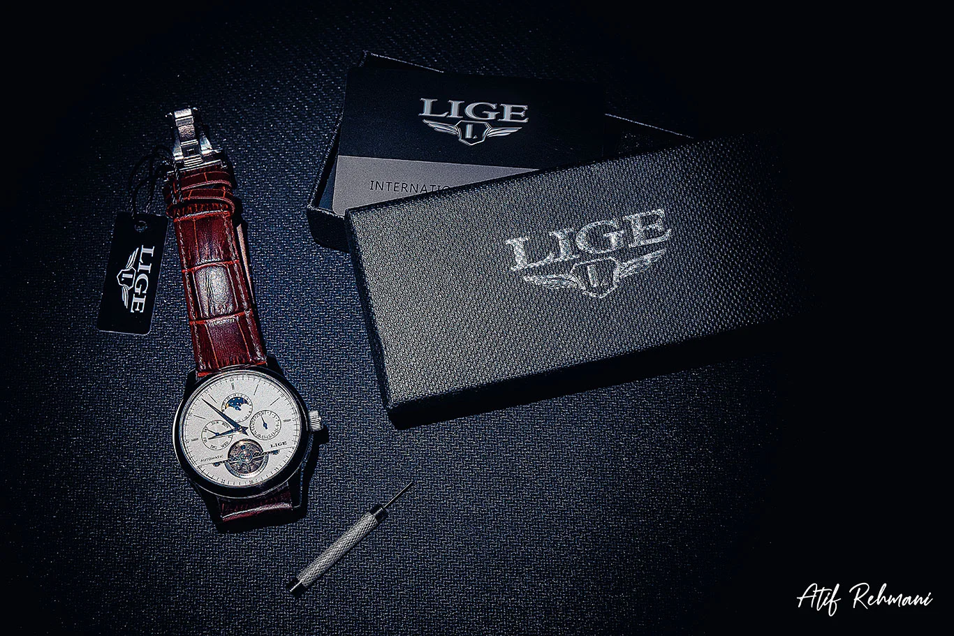 LIGE Watch Product Video for Ali Express